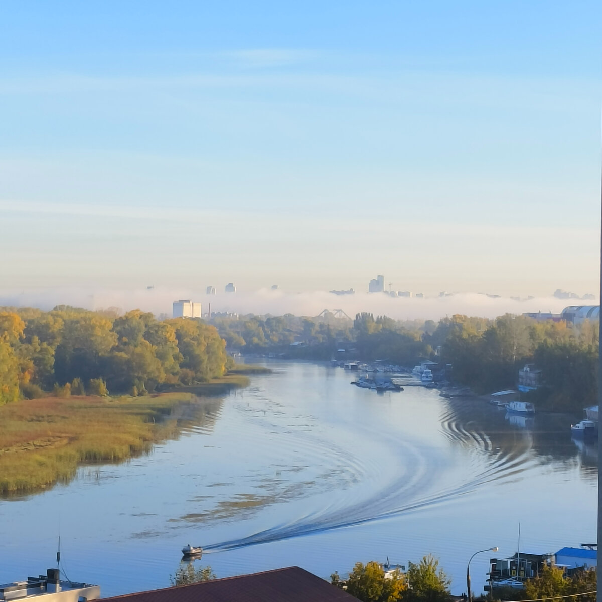 Фото автора. Самара в тумане
