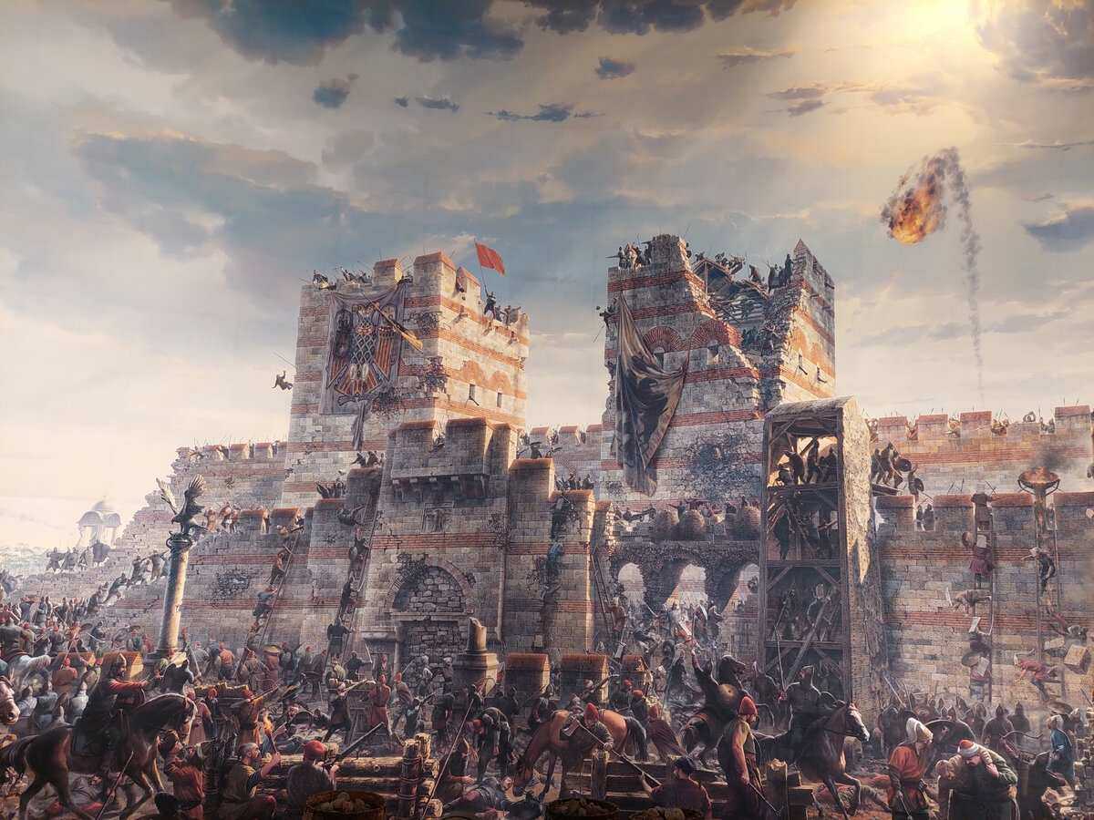 Решающий штурм Константинополя турецкими войсками.