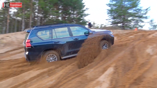 Новый land cruiser prado против парней на новых УАЗ Патриот и на ...