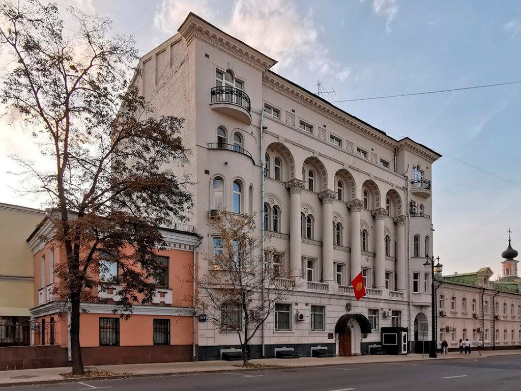 Здание посольства Кыргызстана в Москве. Фото с сайта provizu.ru