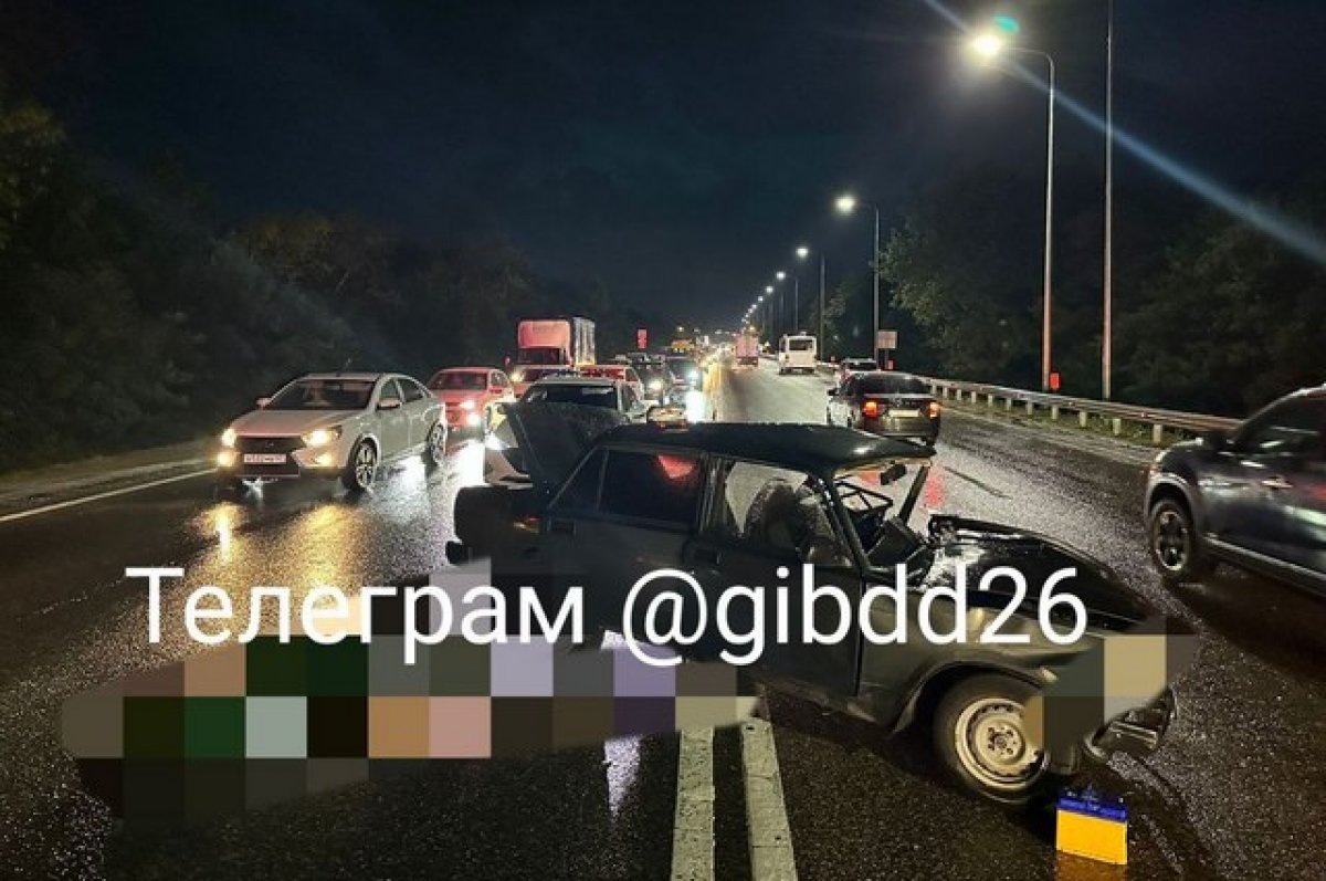    На Ставрополье в лобовой аварии погиб человек, трое получили травмы