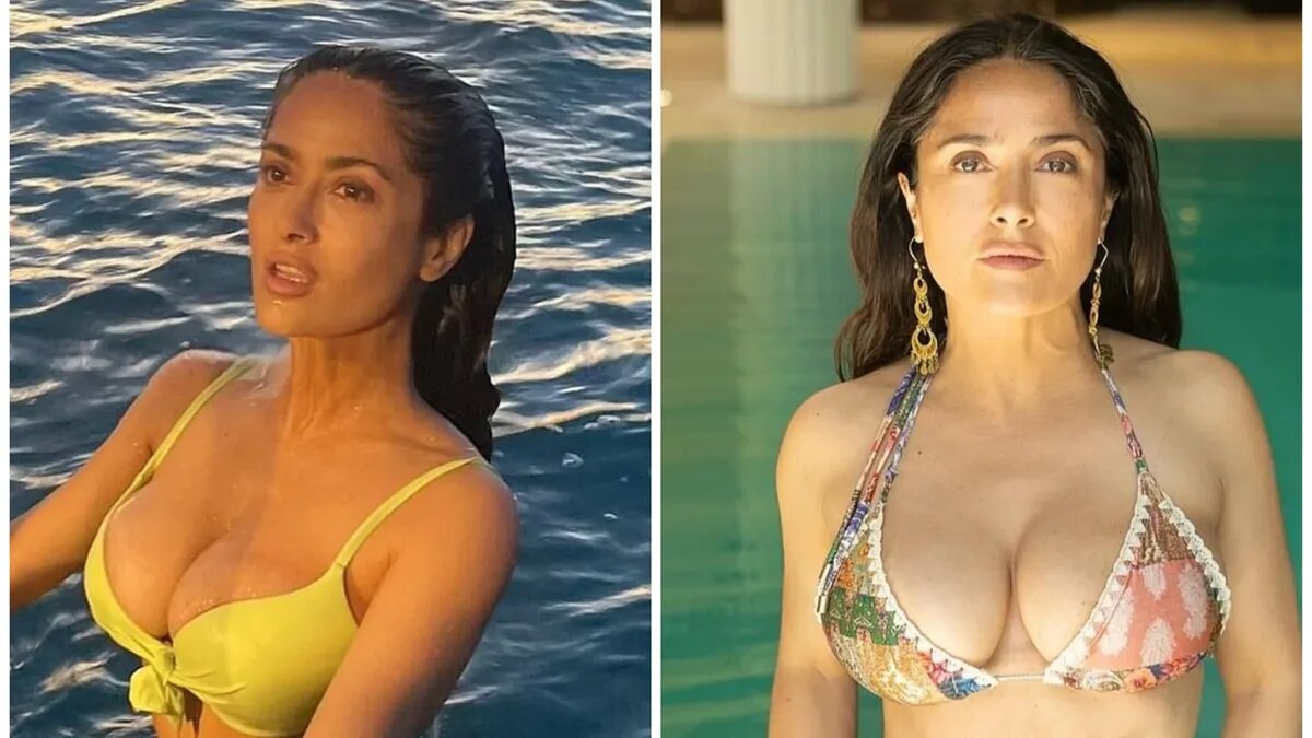 Сальма Хайек в купальнике. Фото: Instagram* принадлежит Meta, которая признана экстремистской и запрещена в РФ