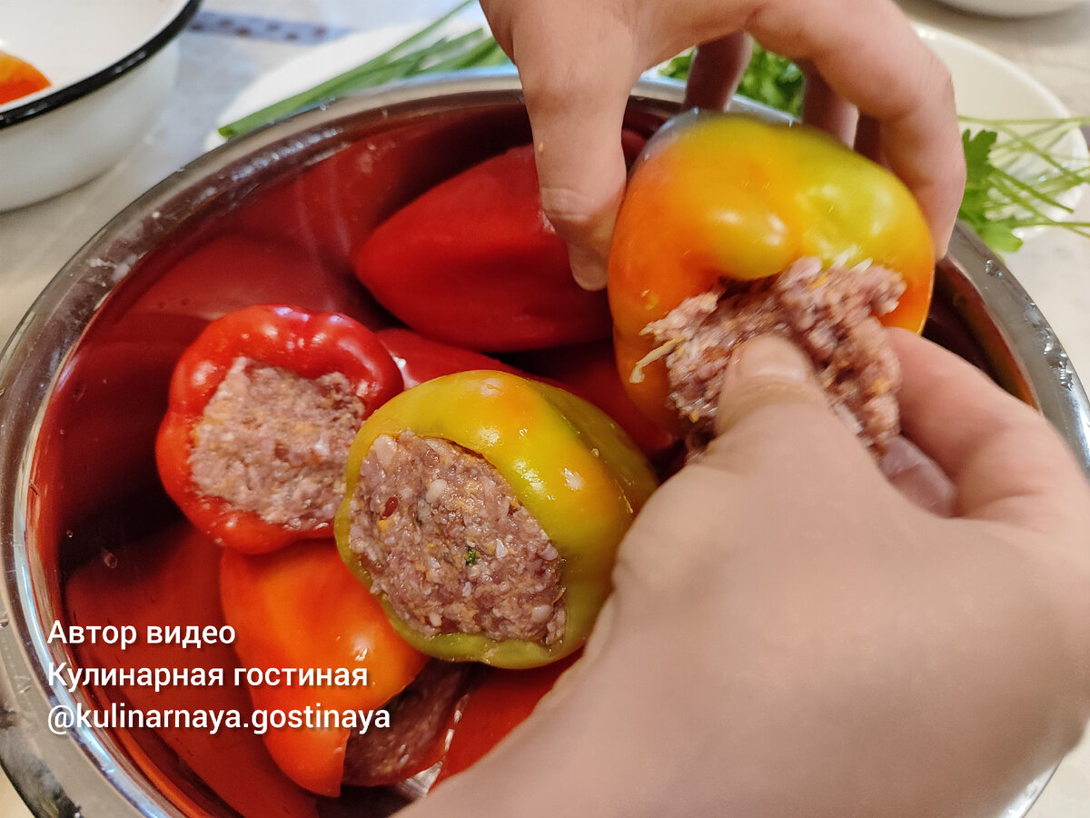 Перец фаршированный мясом и рисом, рецепт с фото пошагово в кастрюле | Простые рецепты с фото
