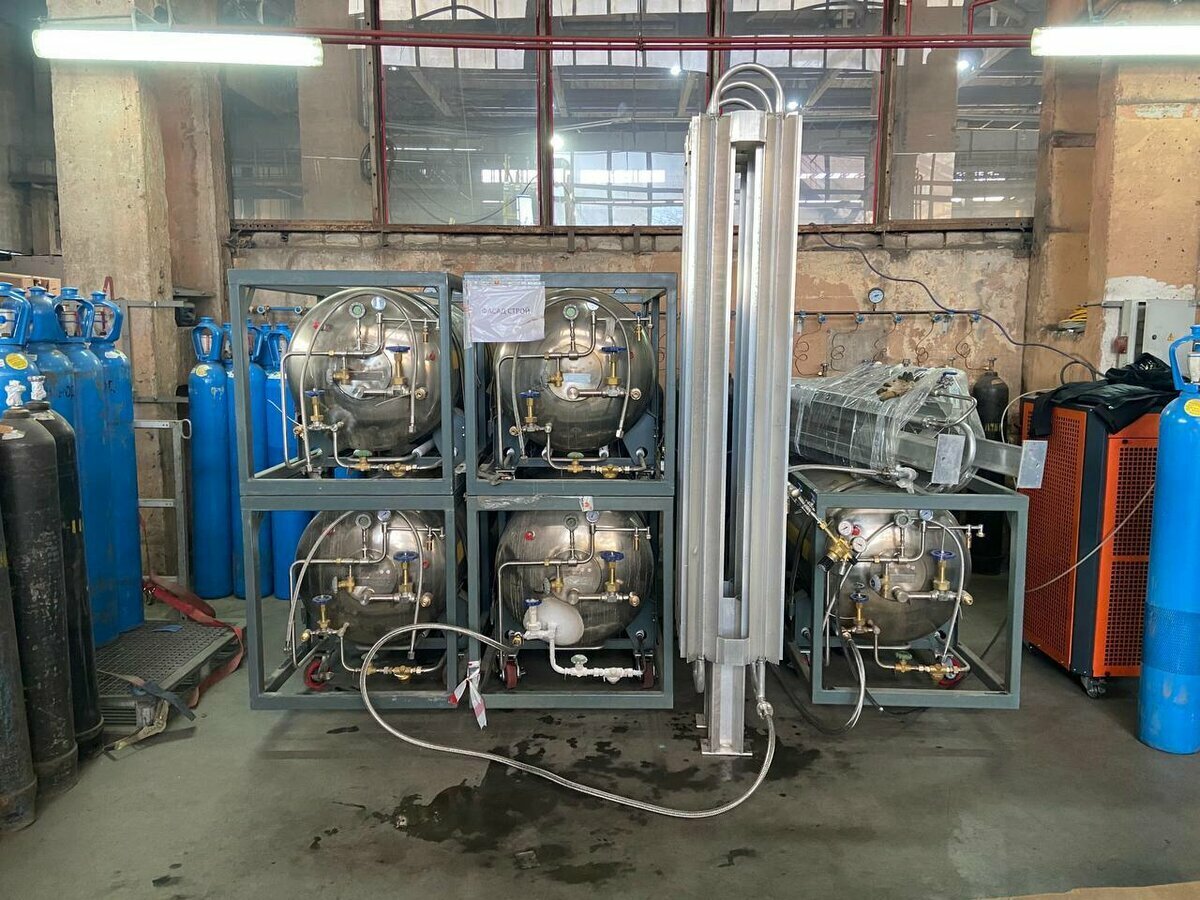 Газификатор ГХК для жидкого азота, азотный криоцилиндр - как экономить на газе азоте. Что такое, преимущества. Как купить, где заправить.