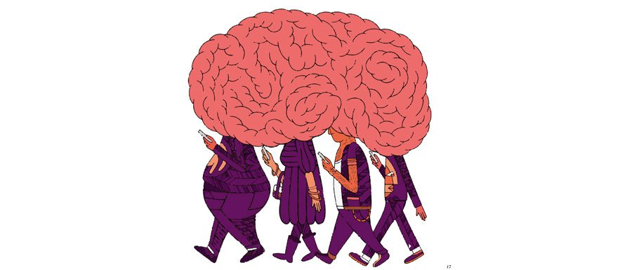 Коллективный разум. Коллективный мозг. Разум карикатура. Карикатура коллективный разум. Мозг без сознания