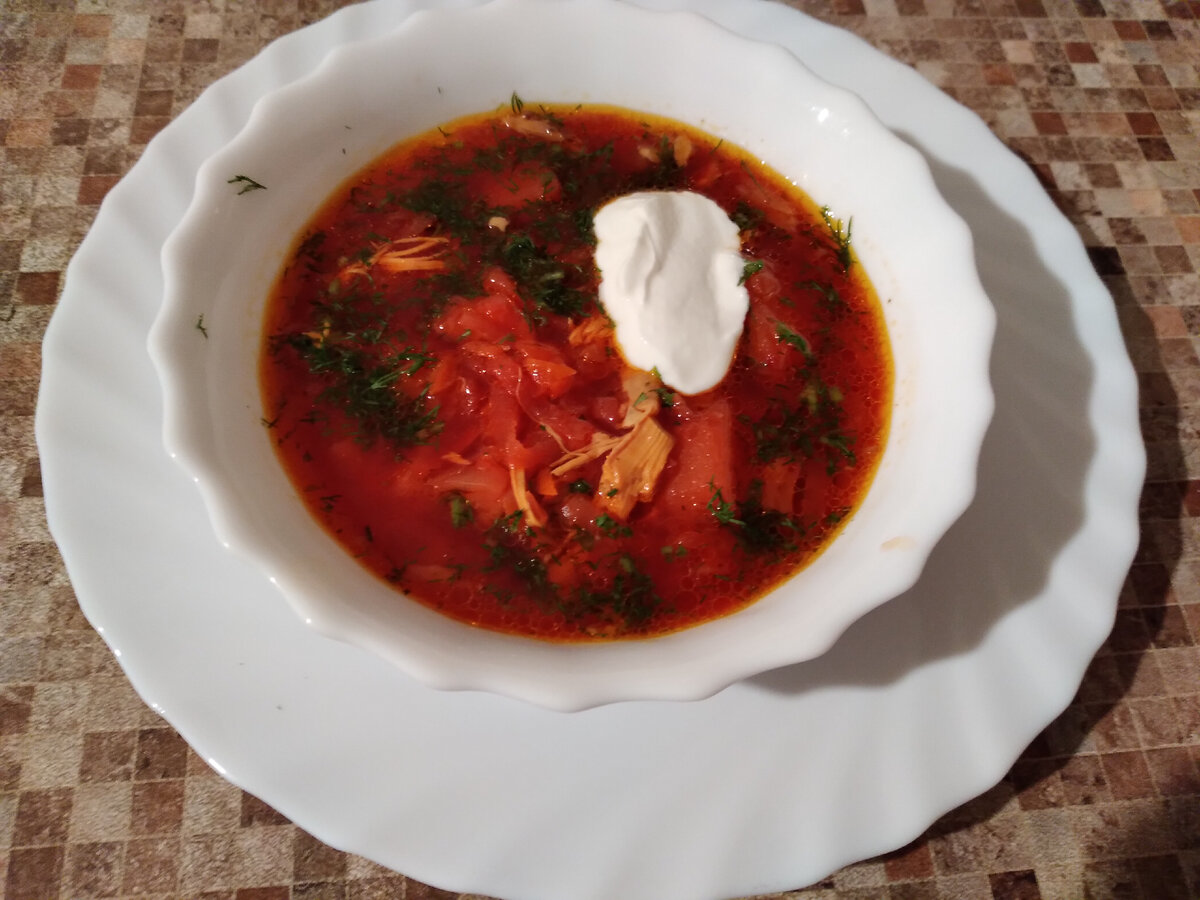 Борщ пошагово с фото Готовим вкусный красный борщ. Пошаговый рецепт Пенсионерка на пенсии Дзен