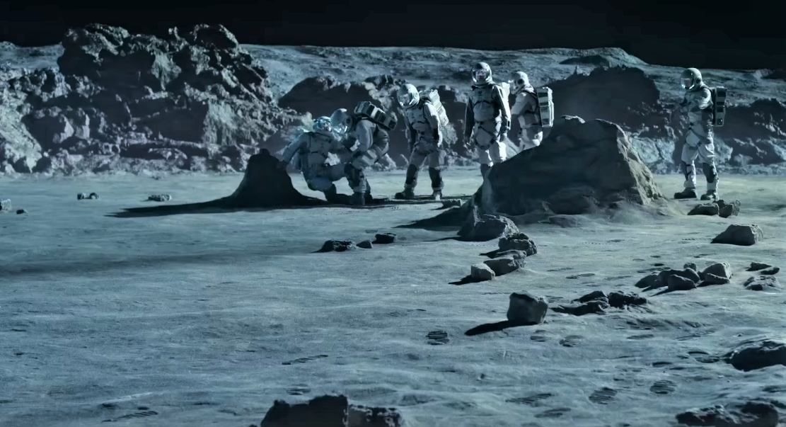 Лунный пейзаж.