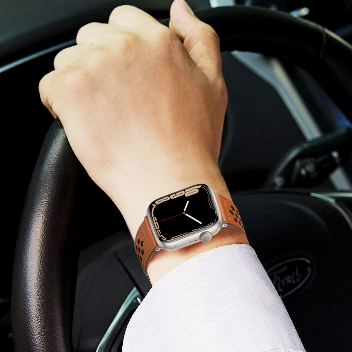 Кожаный ремешок для смарт-часов Apple Watch