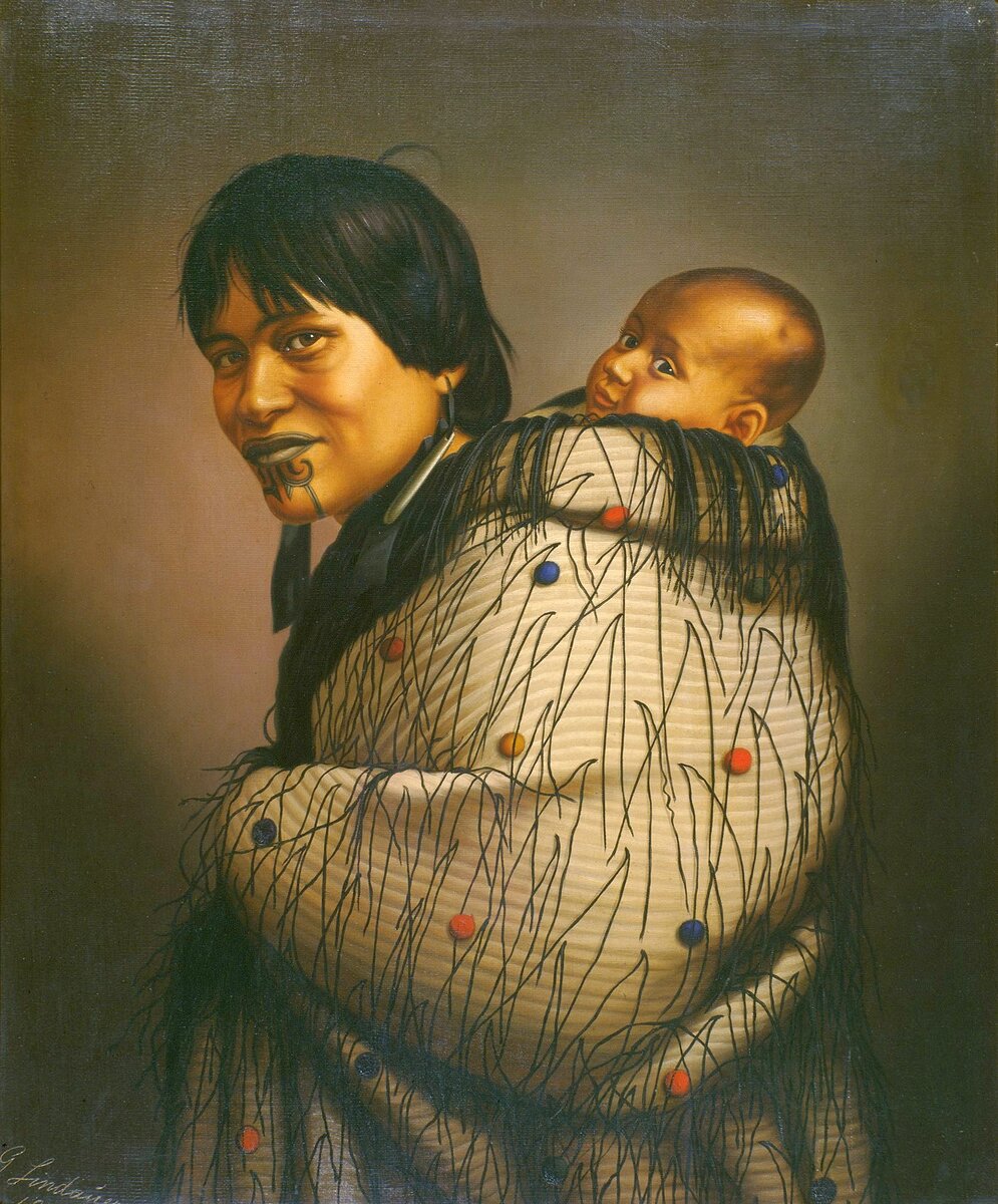 Ana Reupene Whetuki and Child