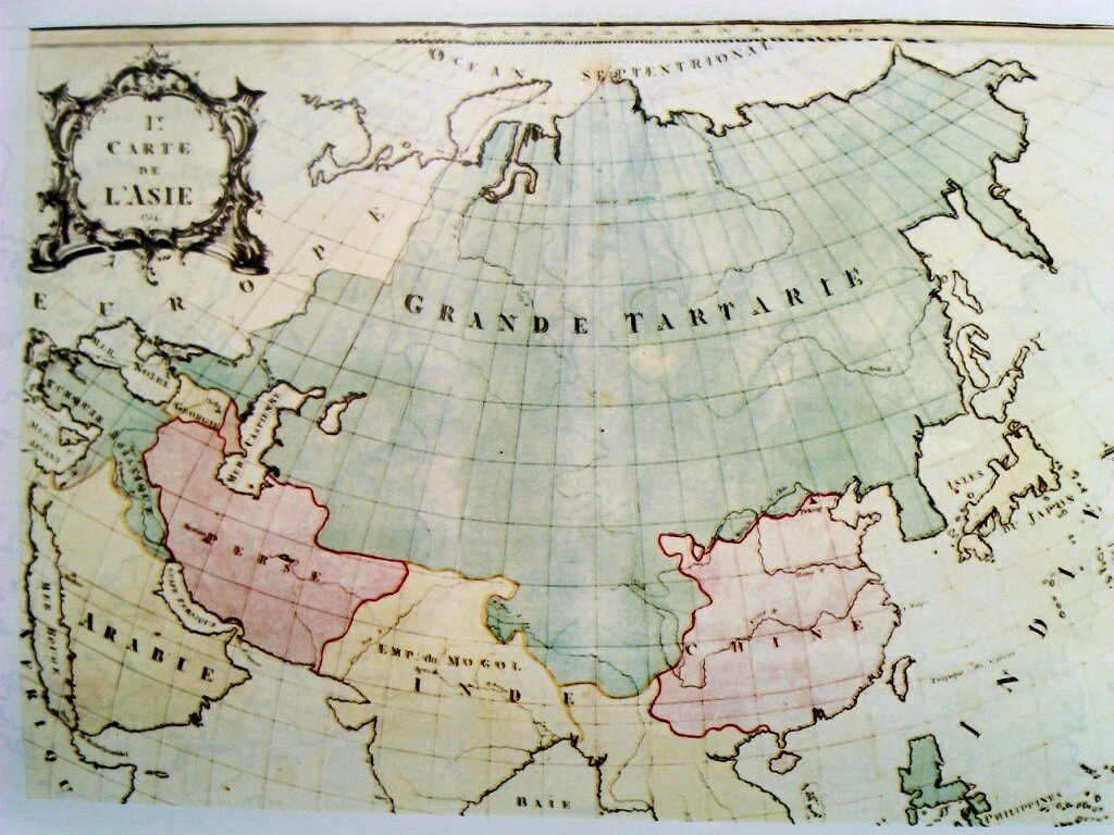 Карта 1754 года