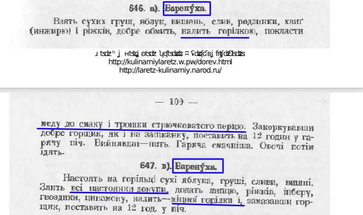 Клиновецка З. Страви й напитки на Україні 1913 (переиздание 1991) (Источник Кулинарный ларец)