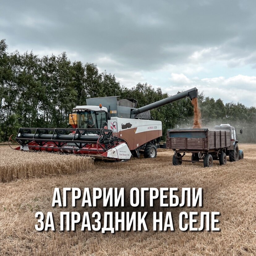 АГРАРИИ ОГРЕБЛИ ЗА ОРГАНИЗАЦИЮ ПРАЗДНИКА НА СЕЛЕ