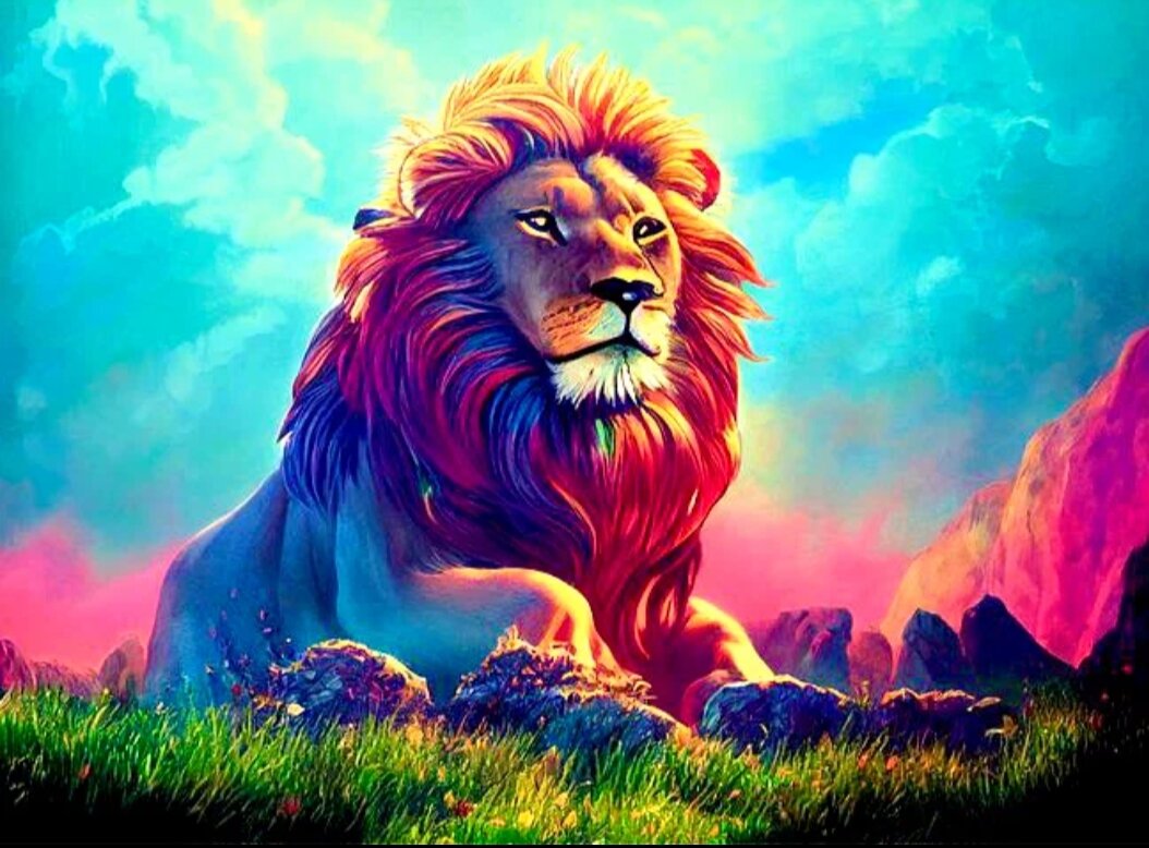 ЛЬВИНОЕ ПОЛНОЛУНИЕ.......🦁🐯🐯🦁🐯🐯🦁🦁🦁