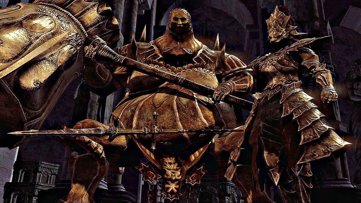 "Ornstein and Smough" из игры "Dark Souls"