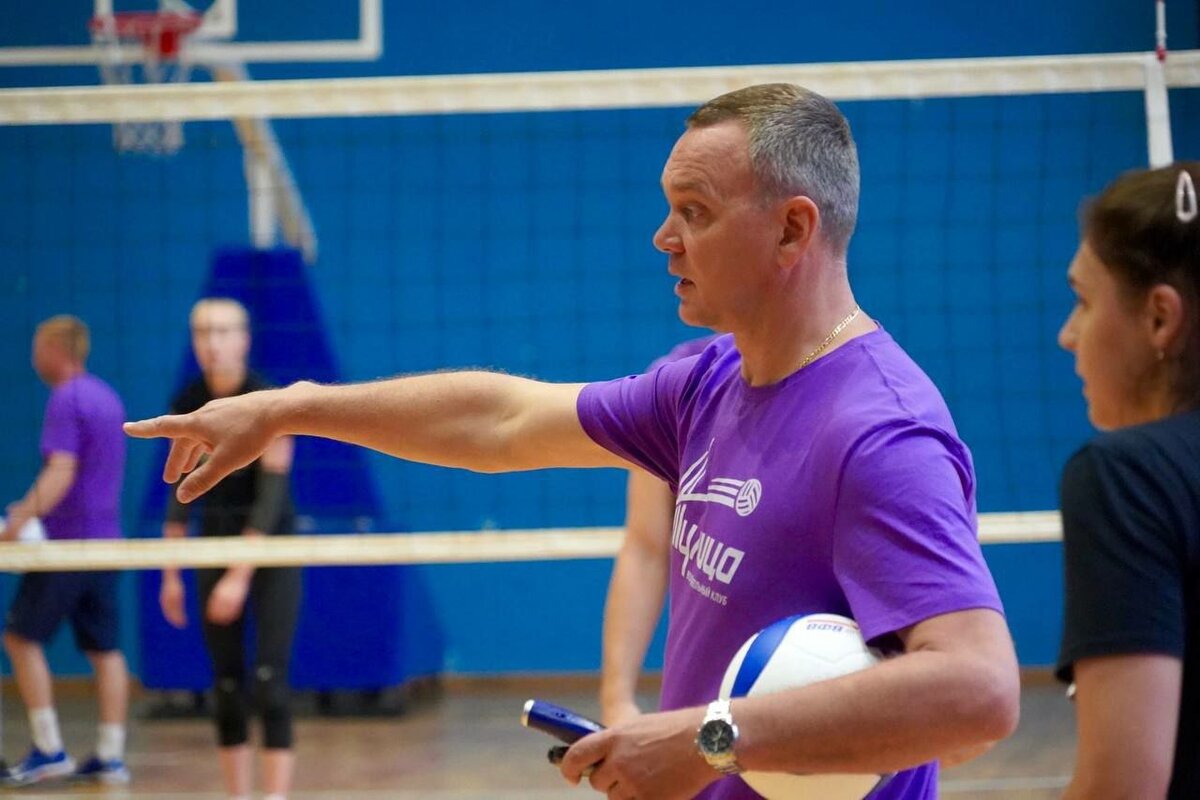Андрей Подкопаев проводит свою вторую предезонную подготовку в "Тулице". Фото: волейбольный клуб "Тулица"