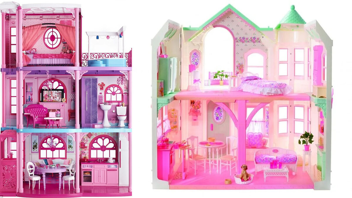 Дом барби начала и конца 90х