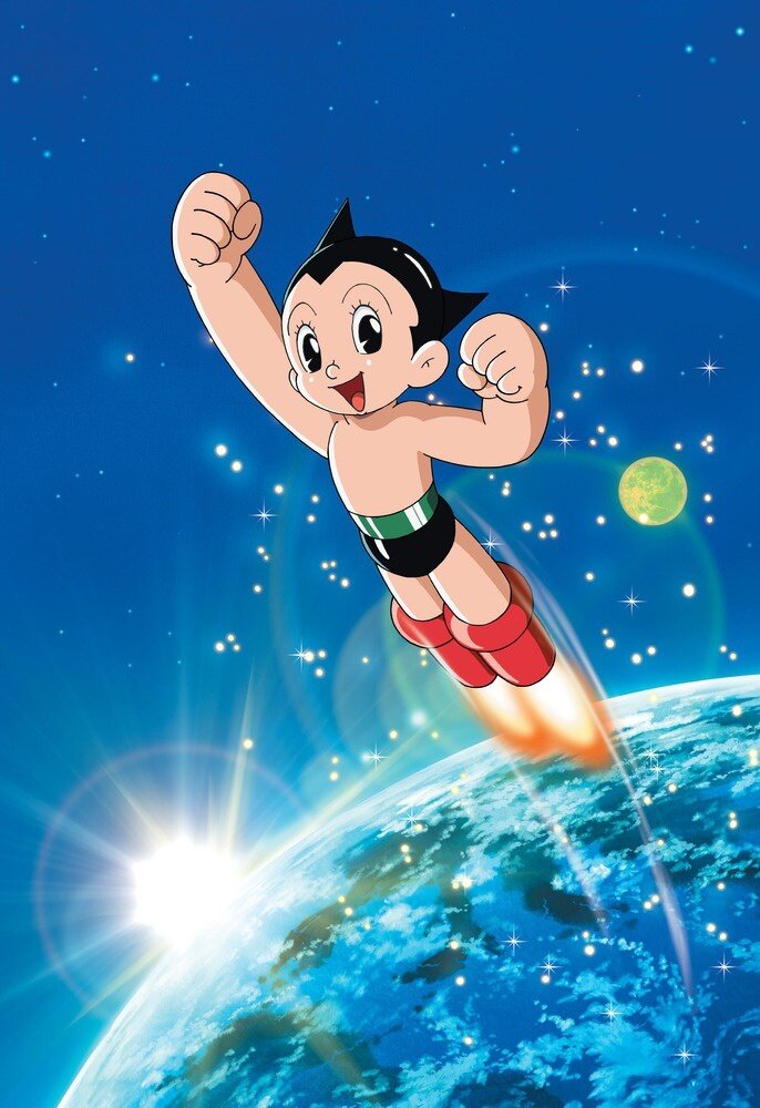 Astro Boy или Tetsuwan Atom (яп. 鉄腕アトム Тэцуван Атому, «Могучий Атом») — манга и чёрно-белый аниме-сериал Осаму Тэдзуки, заложивший основы современной аниме-стилистики. Одна из наиболее известных работ Тэдзуки. Манга Astro Boy, которая публиковалась в японском журнале Shonen с 1952 года, была успешна в Японии и других странах. Первоначально она называлась Atom Taishi — «Посол Атом»