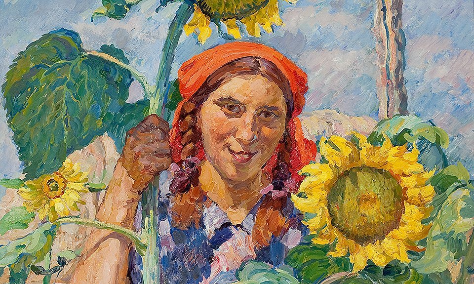 Илья МАШКОВ Девушка с подсолнухами (Портрет Зои Андреевой). 1930 Фото: Фонд In artibus
Источник: theartnewspaper.ru
