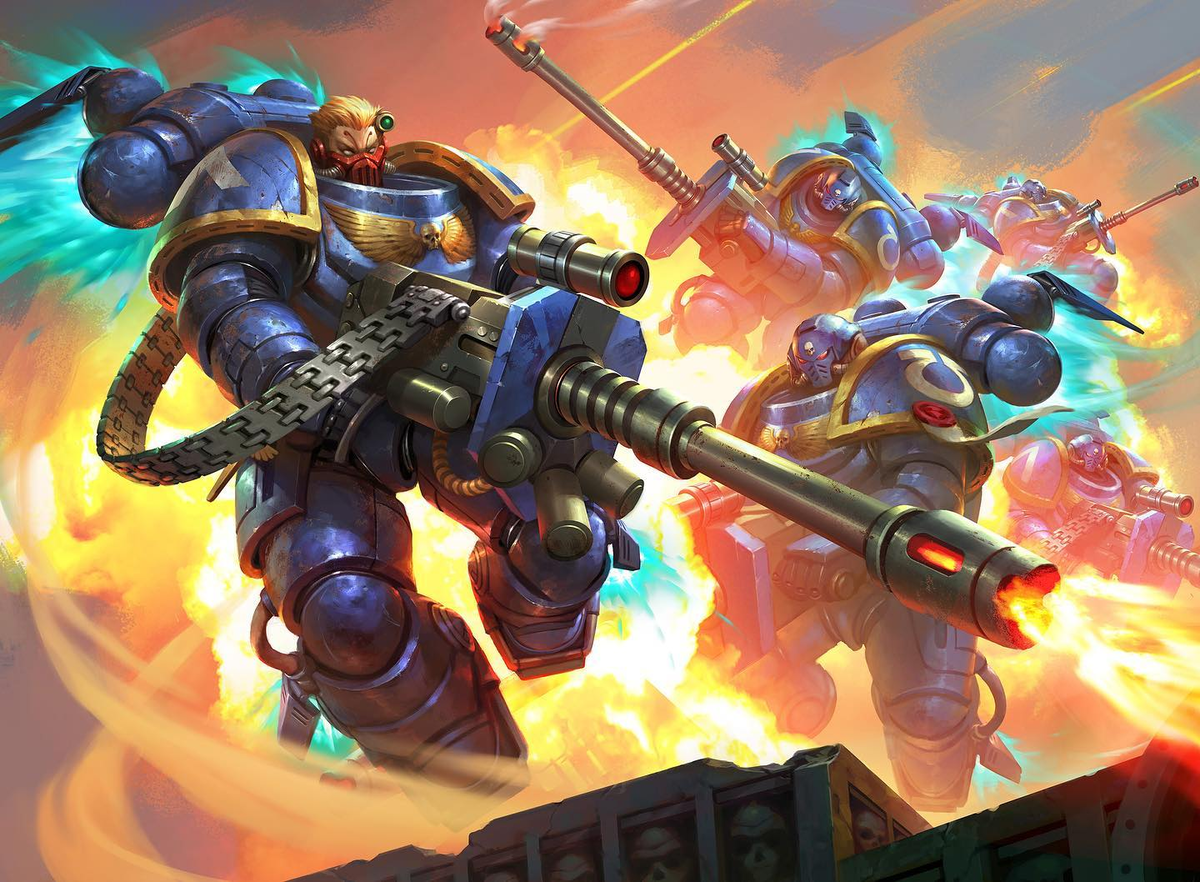 Vanguard Suppressor (Warhammer 40,000) - art by Fajareka Setiawan