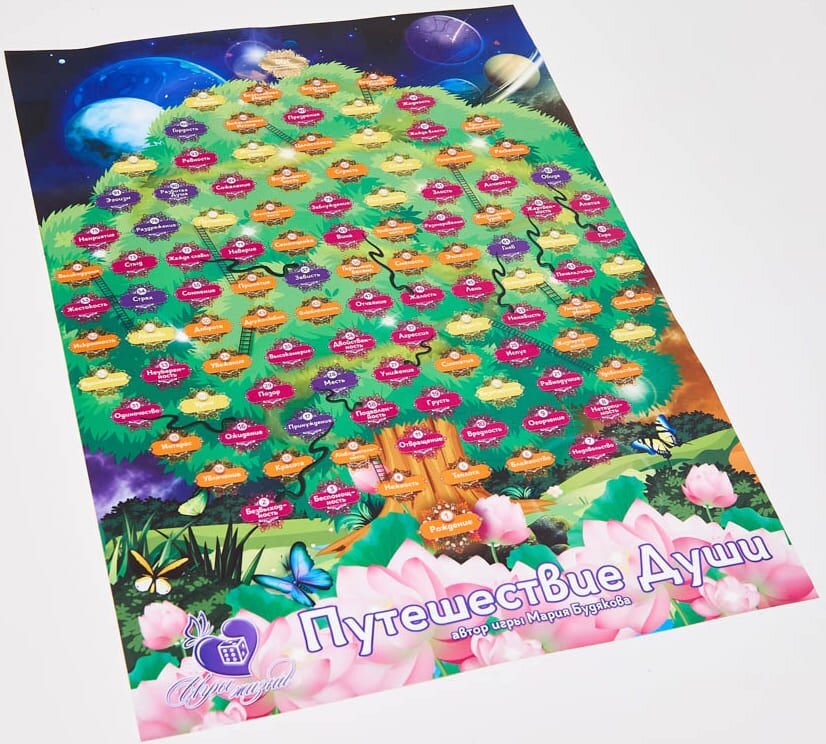 Игра "Путешествие души", созданная в 2016г. Первая игра автора Марии Шишакиной