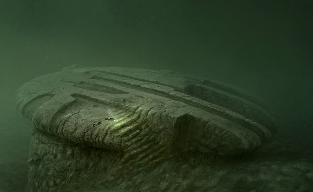 непонятная структура на дне Балтийского моря
