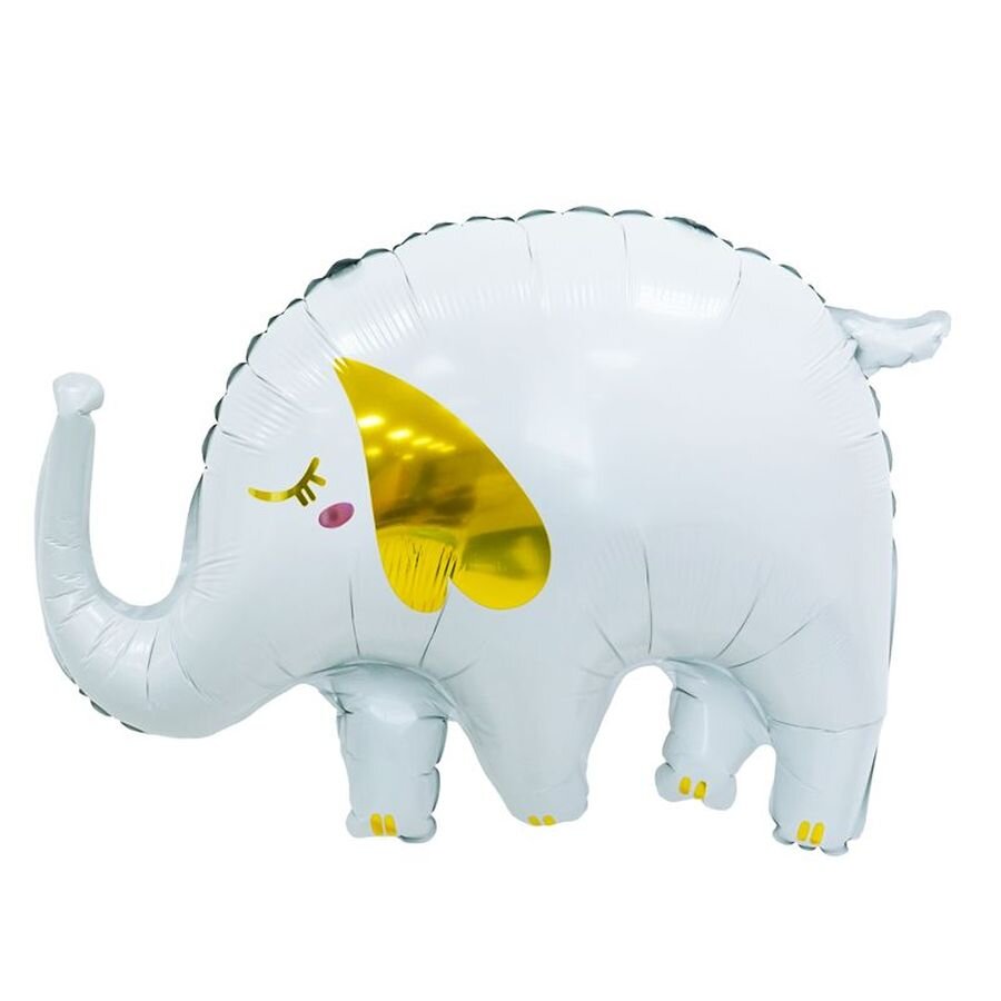 Шар ФИГУРА/33" Слоник белый 58*84 см /К