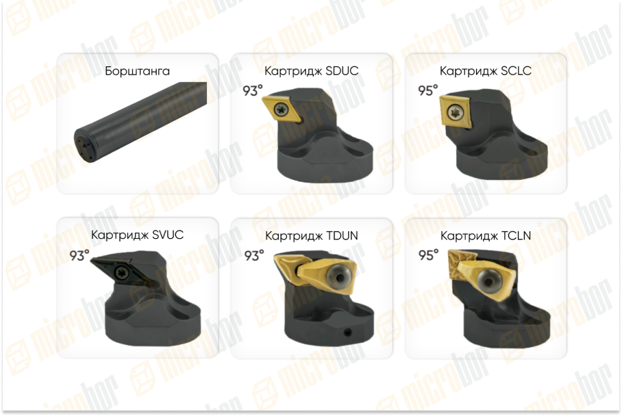 Борштанга и картриджи Microbor