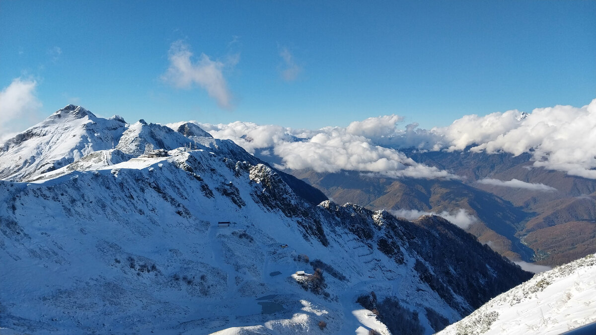 Горные уровни. Alps Madrisa. Italian Alps.