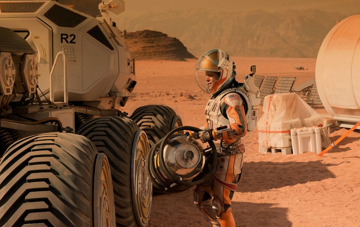 Кадры из фильма Марсианин. В главной роли Мэтт Дэймон