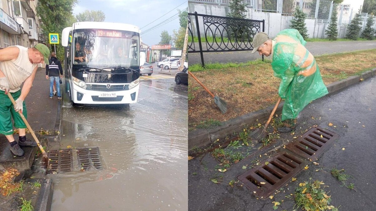     В Ростове во время ливней от населения поступило 11 обращений из-за рухнувших деревьев и подтопления улиц, об этом сообщили в пресс-службе городской администрации.
