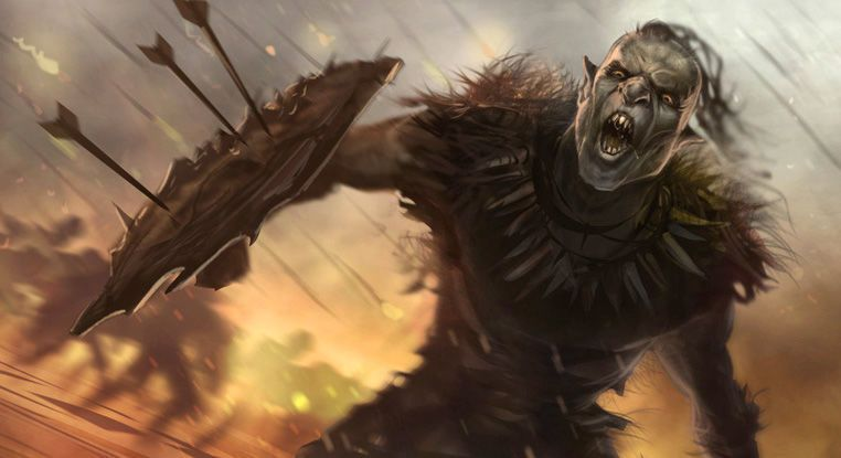 Концепт-арт орка для кинотрилогии "Хоббит" (www.pinterest.com).