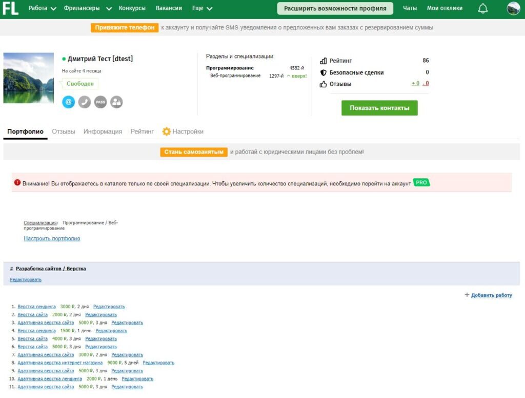 FL — подробная инструкция по бирже фриланса | Дмитрий Цапов - Фриланс | Дзен