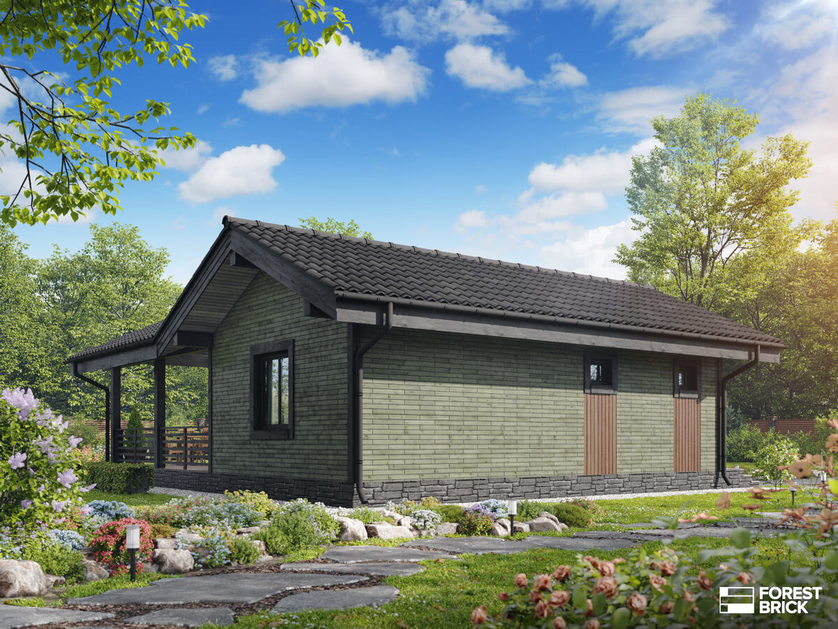 Проект бани ЯНТАРЬ 77