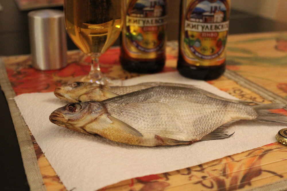 День рыбака. День пива. Рыбки с пивом. Иллюстрация