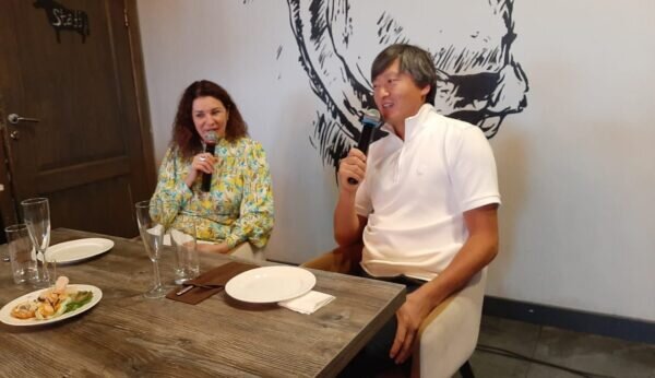 Предприниматель Леонид Цой, владелец бренда «Это у нас семейное», выступил в бизнес-клубе LubClub