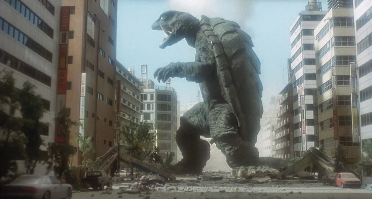 Кадр из фильма «Гамера - защитник Вселенной» (1995). Фото из доступного источника