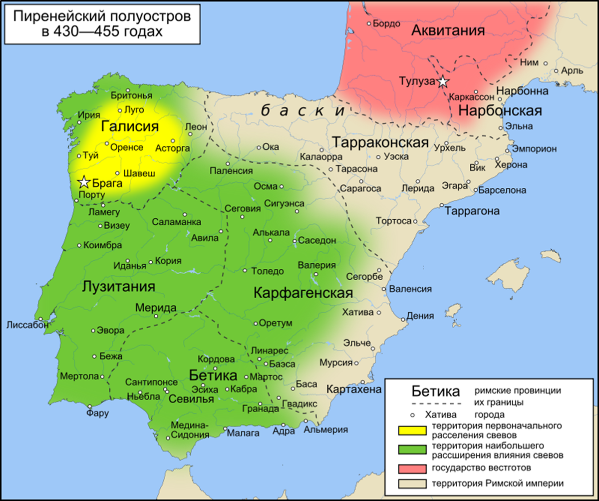 Пиренейский полуостров на карте. Политическая карта Пиренейского полуострова. Королевство вестготов на Пиренейском полуострове. Пиренейский полуостров вестготы.