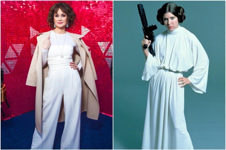 Ольга Кабо - Лея Органо из "Звездных войн"