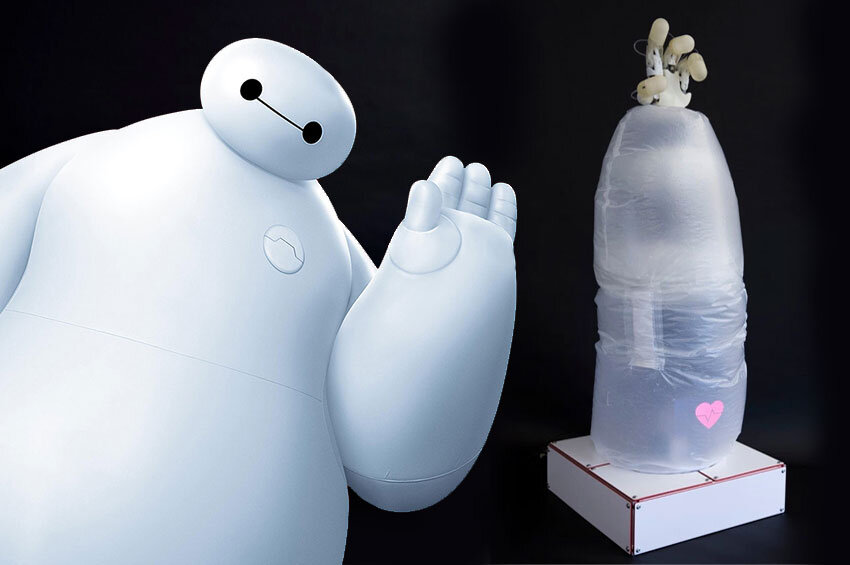 Робот Baymax качающейся головой