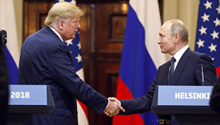 © РИА Новости / Сергей ГунеевПерейти в фотобанкПаника в США: Трамп предал своих и получил от Путина инструмент влияния