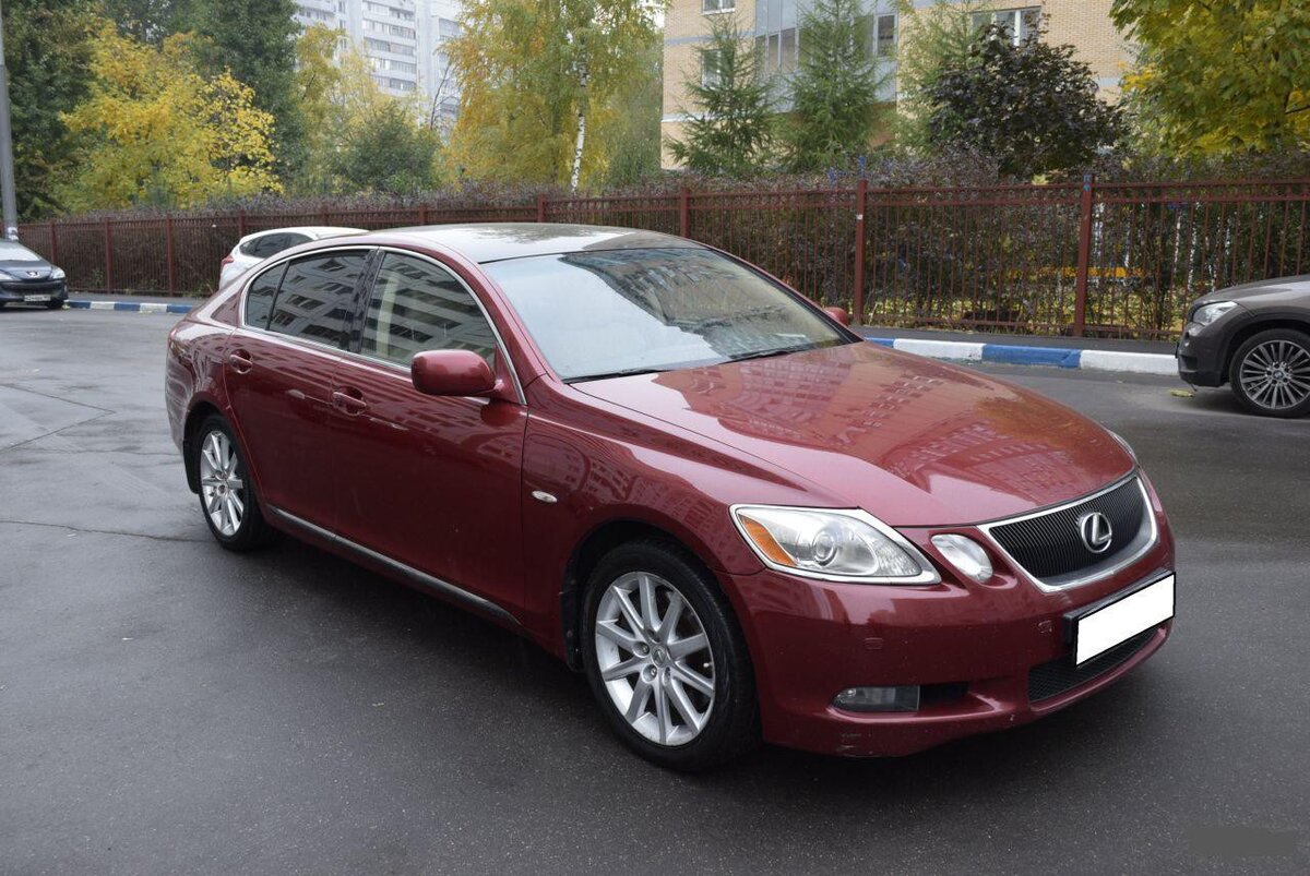 Gs450h Lexus красная цвет