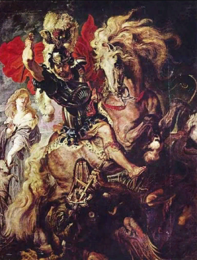 Святой Георгий. Битва с драконом, 1606–1610