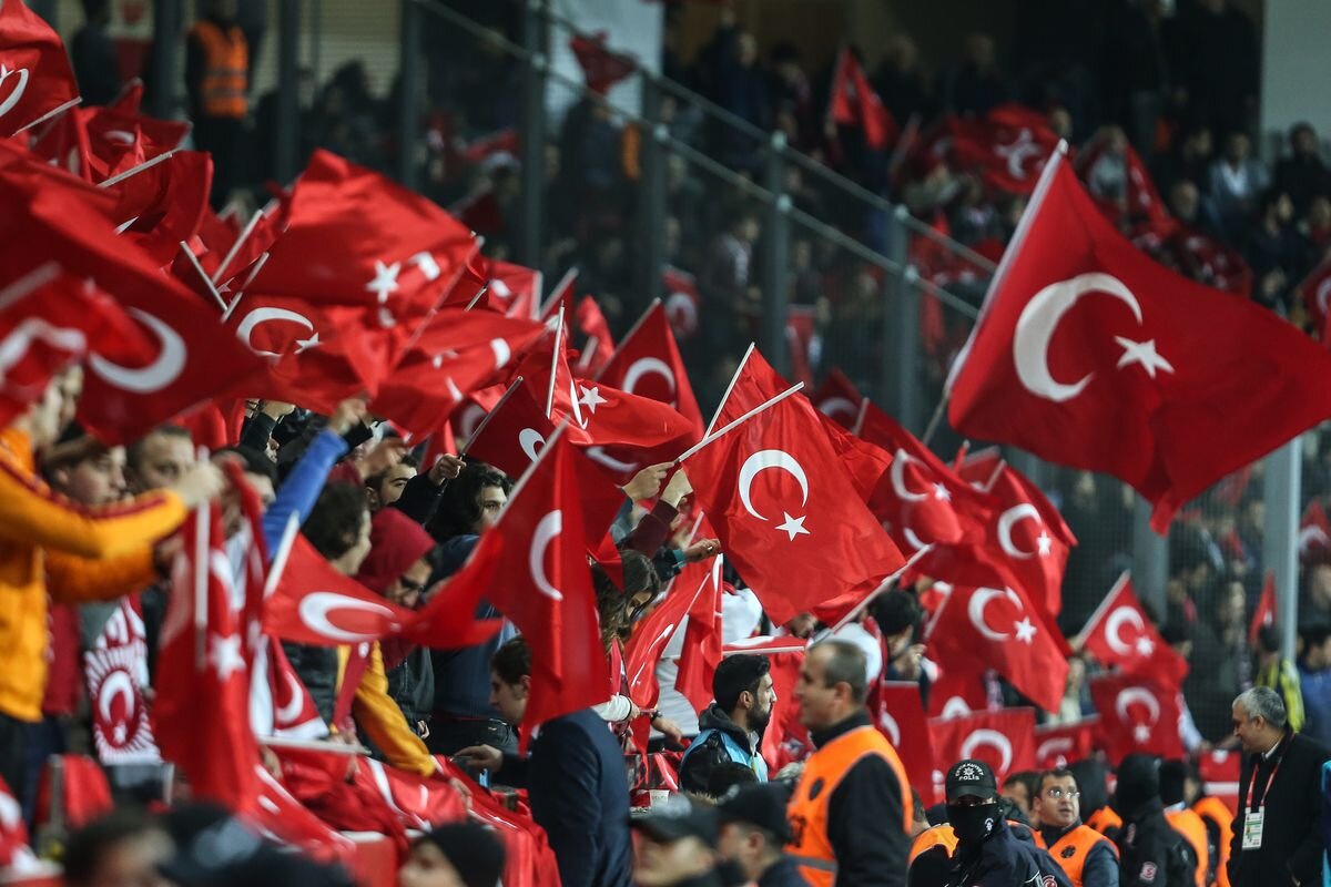 Турки фан сайт. Turkish Football Fans banner.