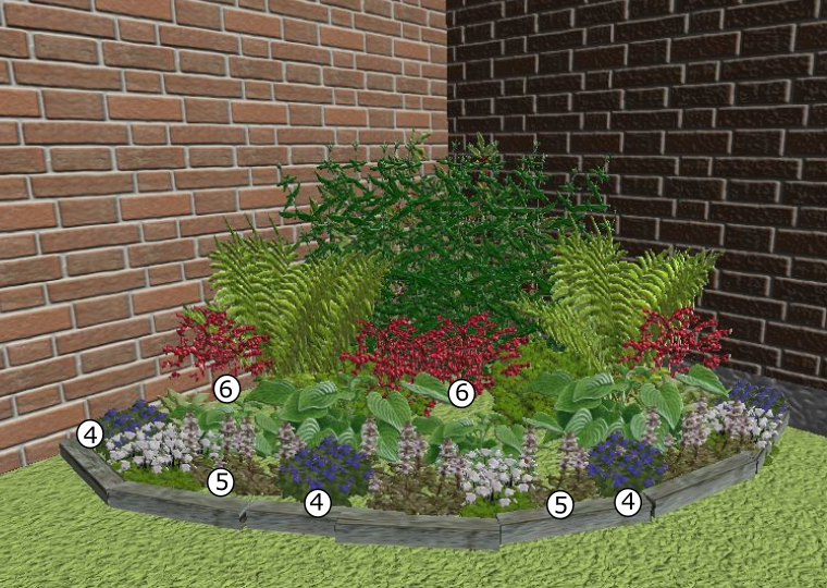 Клумба в углу забора фото Brick patio with flower beds Patio garten, Kleine terrassengärten, Terrassenpfla