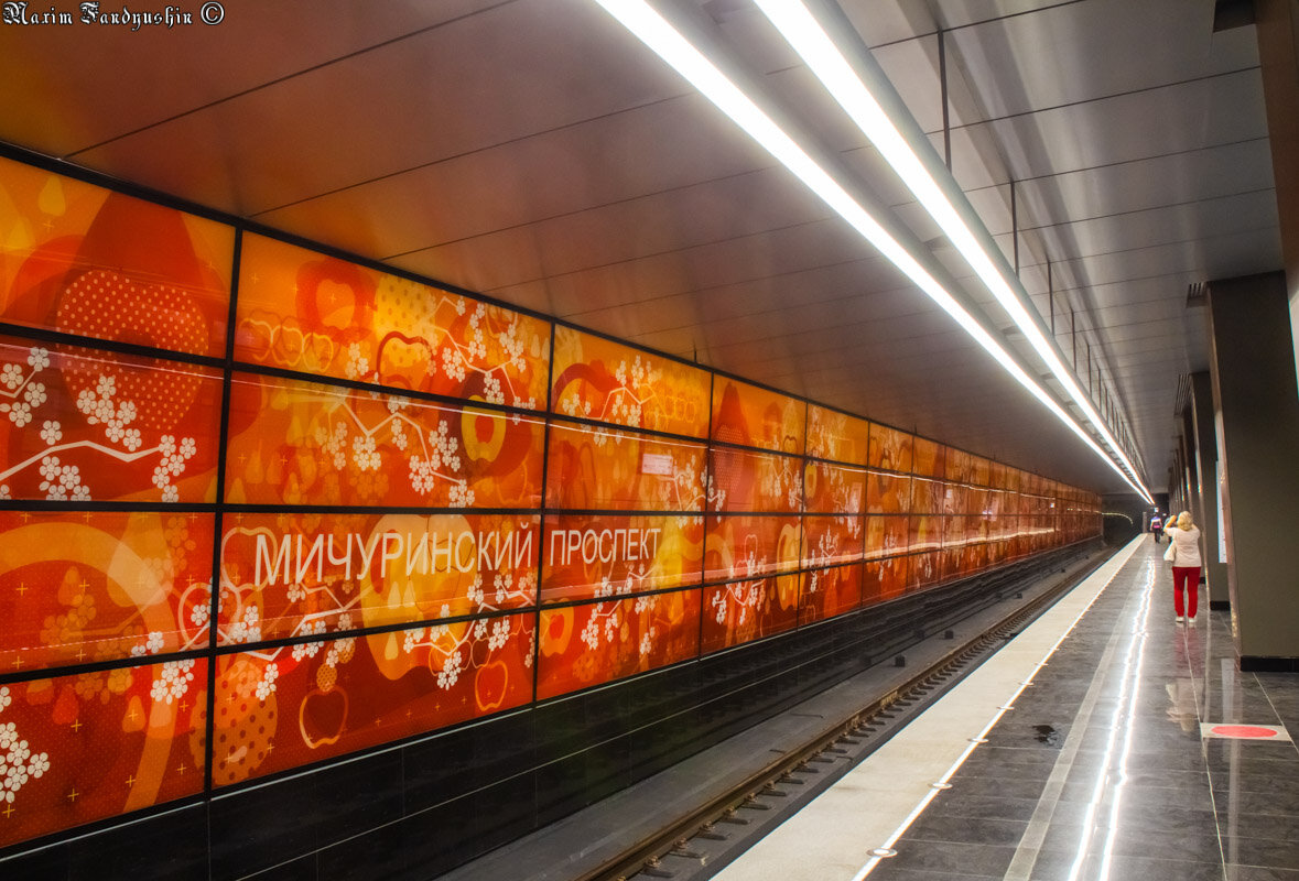 Метро на мичуринском проспекте