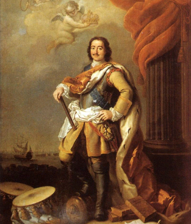 П.С. Дрождин  "Портрет Петра I", 1795 