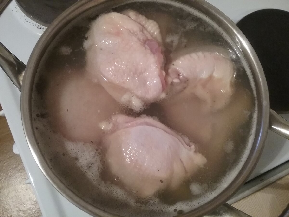 Картофельный супчик с курицей