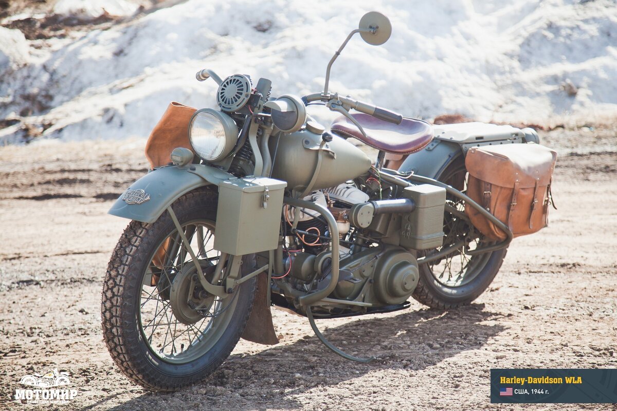 Harley Davidson РјРѕС‚РѕС†РёРєР» 1944