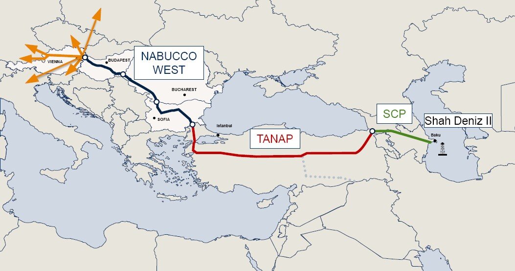 Технический коридор газопровода