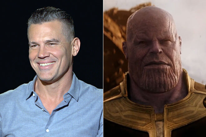               Джош Бролин и Танос из фильма "Мстители: Война Бесконечности"